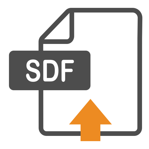 Document, extension, file, format, sdf, standard, upload icon - Download on Iconfinder