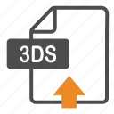 3ds, document, extension, file, format, upload