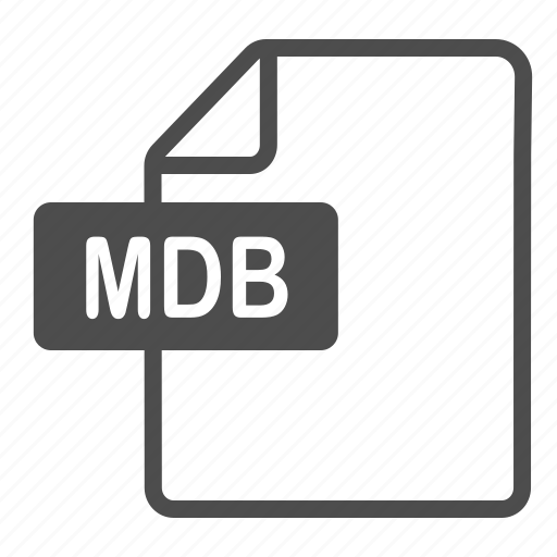 Document, extension, file, format, mdb icon - Download on Iconfinder