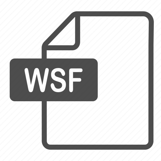 Document, extension, file, format, wsf icon - Download on Iconfinder