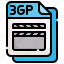 3gp, extension, folders, file, archive 