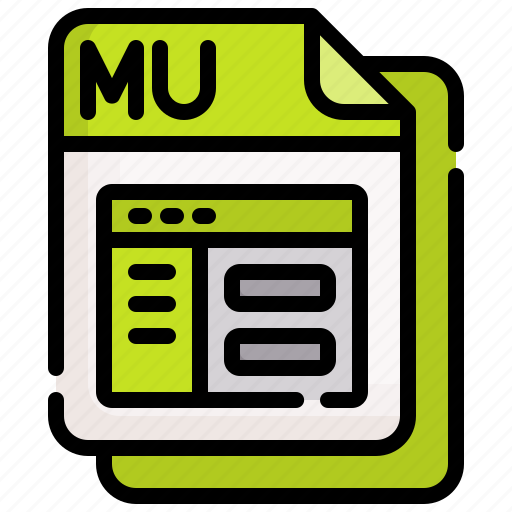 Mu, files, and, folders, muse, extension, document icon - Download on Iconfinder