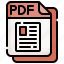 pdf, document, file, extension 