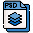 psd, file, document, format