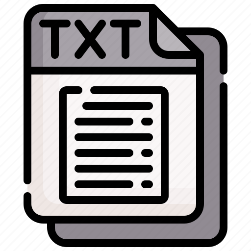 Txt, files, and, folders, file, format icon - Download on Iconfinder