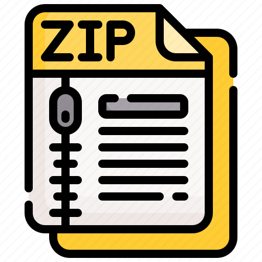 Zip, archive, document, file icon - Download on Iconfinder