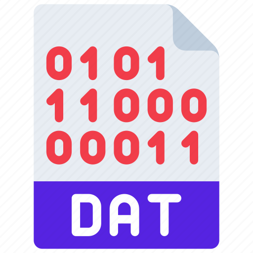 Dat, file, document, filetype, documents icon - Download on Iconfinder