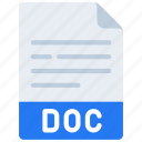 doc, file, document, filetype, worddoc
