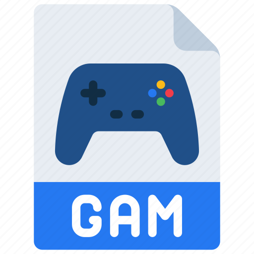 Gam, file, document, filetype, game icon - Download on Iconfinder