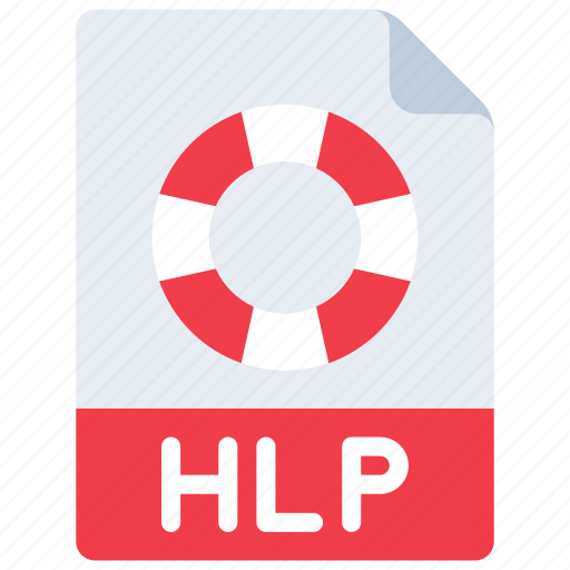 Hlp, file, document, filetype, documents icon - Download on Iconfinder