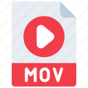 mov, file, document, filetype, movie