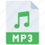 mp3, file, document, filetype, audio 