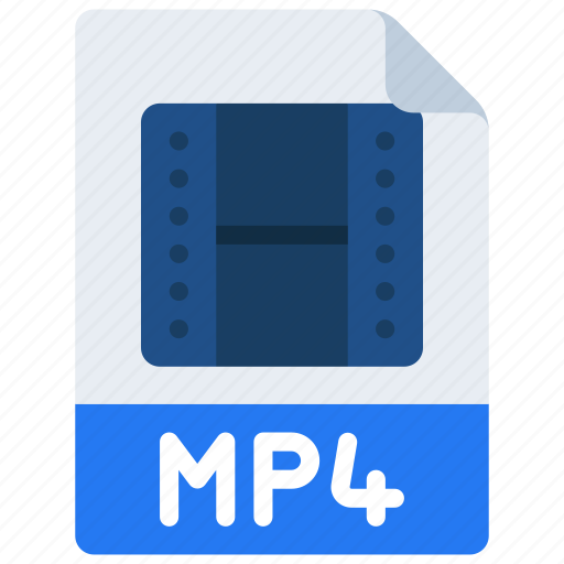 Mp4, file, document, filetype, movie icon - Download on Iconfinder