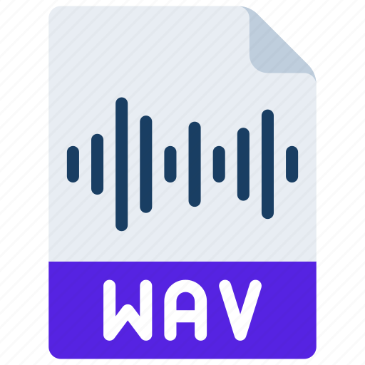 Wav, file, document, filetype, audio icon - Download on Iconfinder