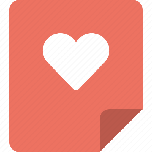 File, format, heart, love, romance, valentine icon - Download on Iconfinder