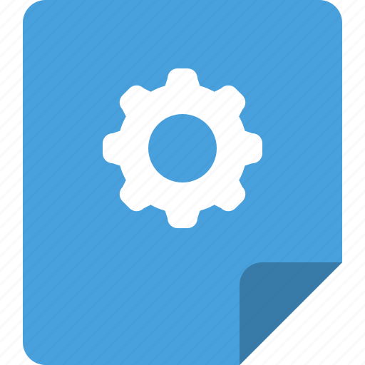 Document, file, format, gear, settings icon - Download on Iconfinder