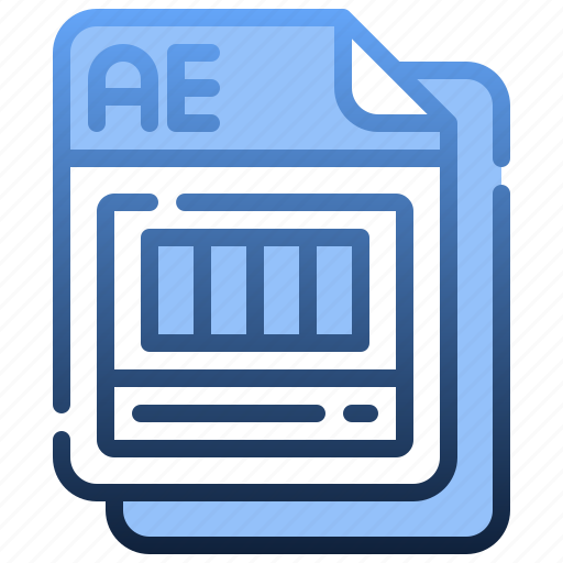 Ae, file, format, extension, document icon - Download on Iconfinder