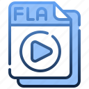 fla, document, file, format