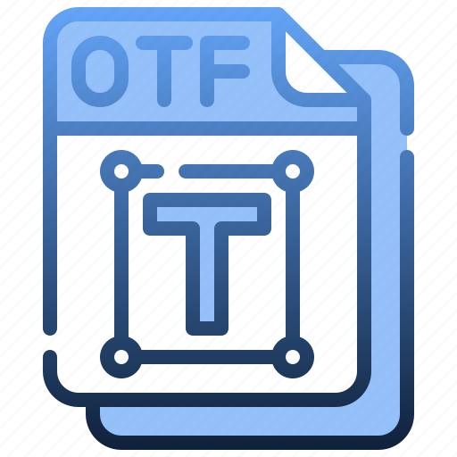 Otf, files, and, folders, format icon - Download on Iconfinder