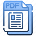 pdf, document, file, extension