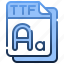 ttf, files, and, folders, format, extension 