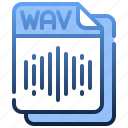 wav, audio, extension, file