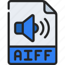 aiff, file, document, filetype, audio