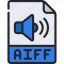 aiff, file, document, filetype, audio 