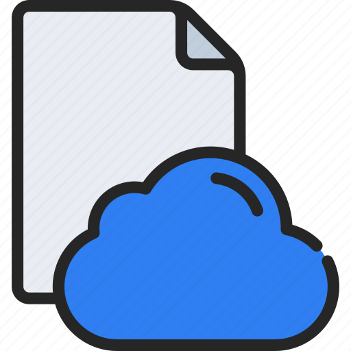 Cloud, document, file, filetype, clouds icon - Download on Iconfinder