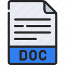doc, file, document, filetype, worddoc