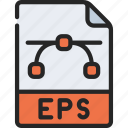eps, file, document, filetype, vector