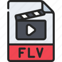 flv, file, document, filetype, documents