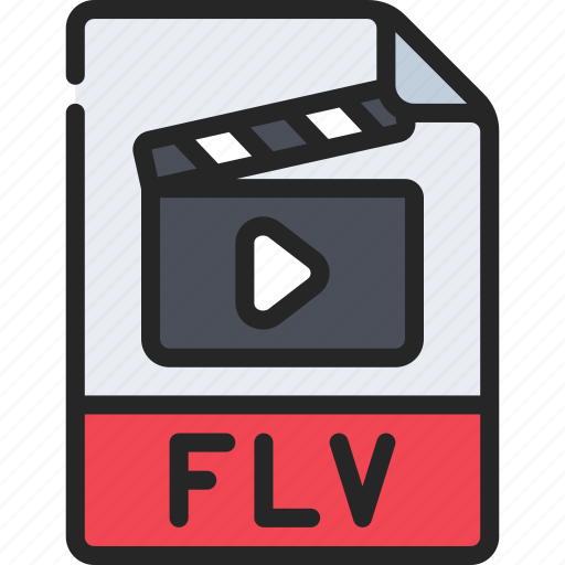 Flv, file, document, filetype, documents icon - Download on Iconfinder