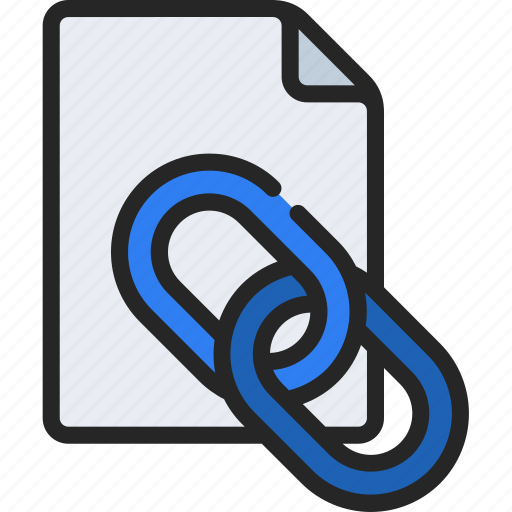 Hyperlink, document, file, filetype, link icon - Download on Iconfinder