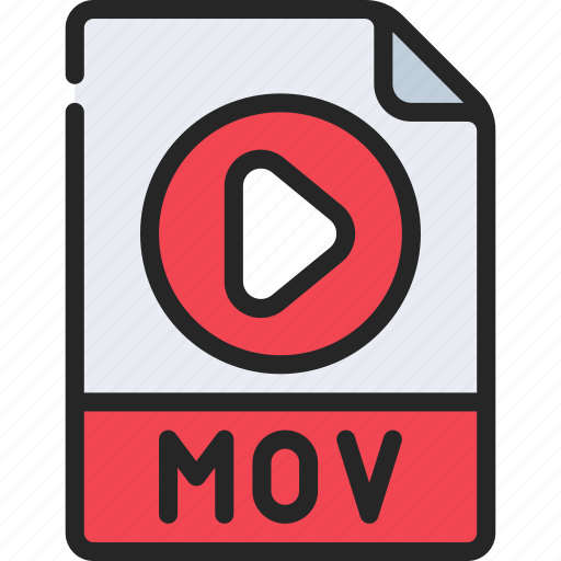 Mov, file, document, filetype, movie icon - Download on Iconfinder