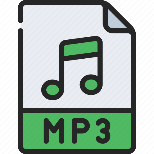 Mp3, file, document, filetype, audio icon - Download on Iconfinder