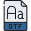 otf, file, document, filetype, documents 