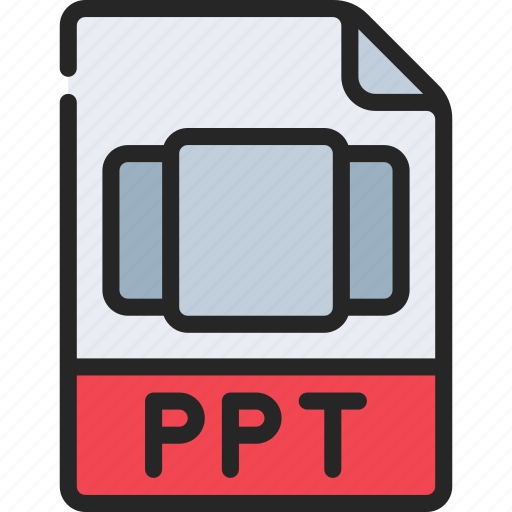 Ppt, file, document, filetype, powerpoint icon - Download on Iconfinder