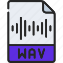 wav, file, document, filetype, audio