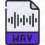 wav, file, document, filetype, audio 