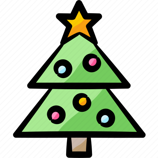 Christmas tree, tree, decoration, winter, christmas, merry christmas icon - Download on Iconfinder