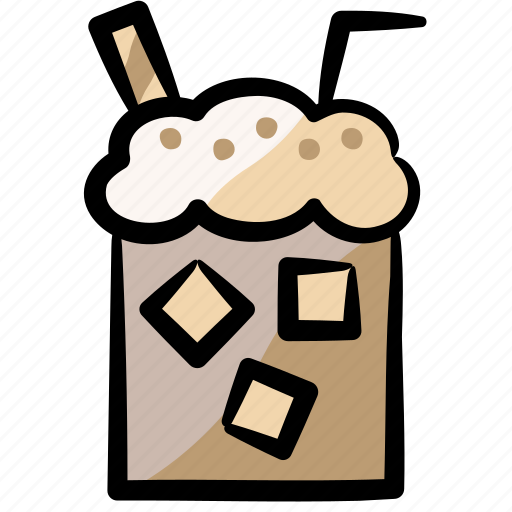 Cold chocolate, drink, beverage, culinary, menu icon - Download on Iconfinder