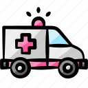 ambulance, car, vehicle, medical team, medic, medical, health