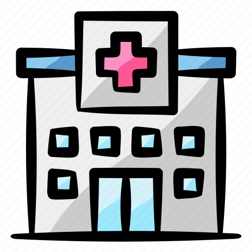 Hospital, building, medic, medical, health, healthcare, wellness icon - Download on Iconfinder
