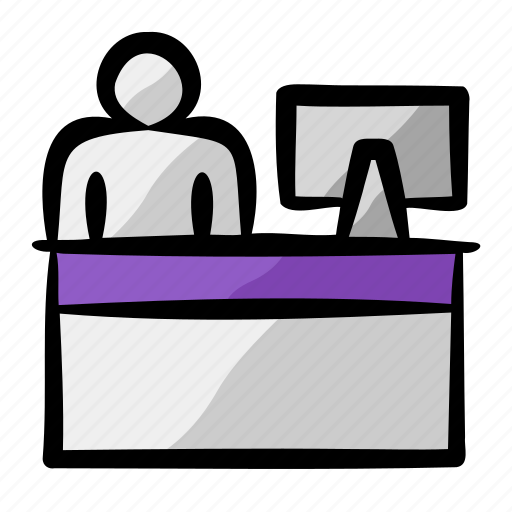 Shopkeeper, shopping, cashier, worker, trading icon - Download on Iconfinder