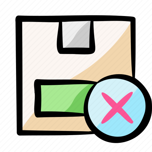 Box, stock, out of stock, empty, reject icon - Download on Iconfinder