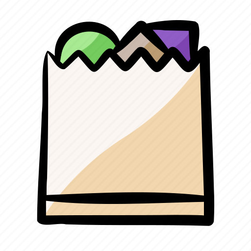 Trading, paper bag, grocery, shopping, supermarket icon - Download on Iconfinder