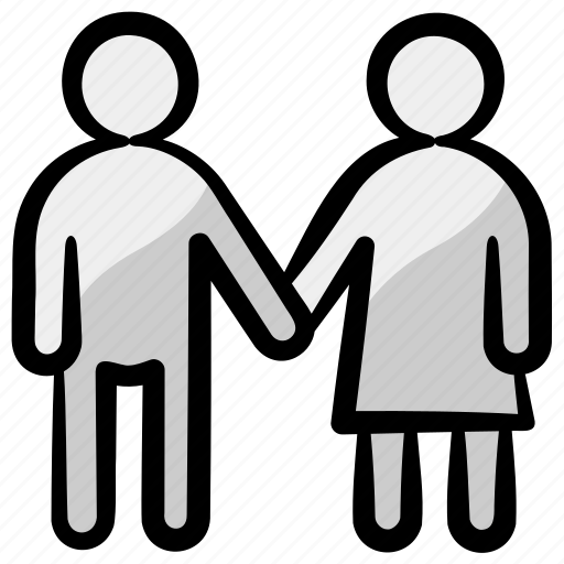 Couple, courtship, date, love, relationship, holding hands, valentine icon - Download on Iconfinder