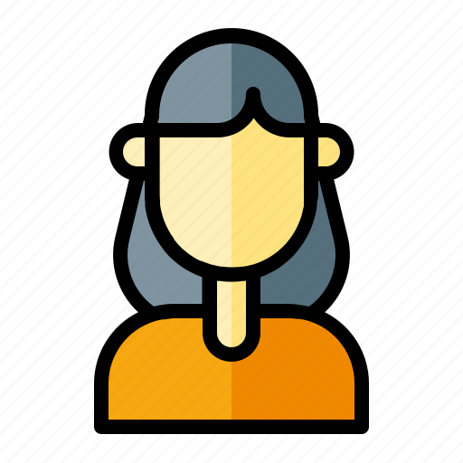 Avatar, girl, user, profile, person, female, account icon - Download on Iconfinder