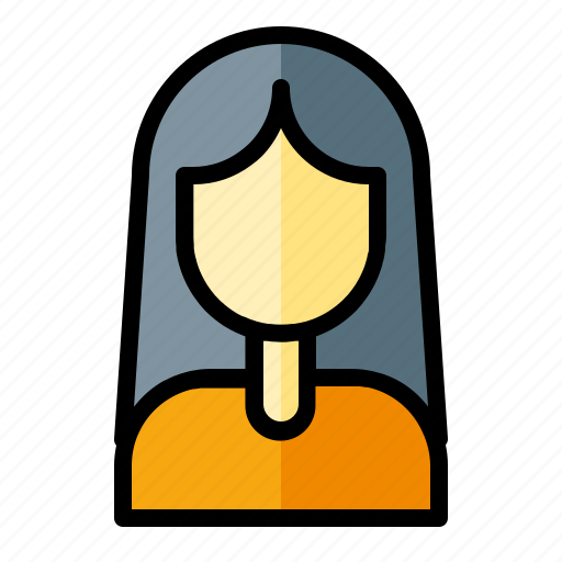 Avatar, girl, user, profile, person, female, people icon - Download on Iconfinder